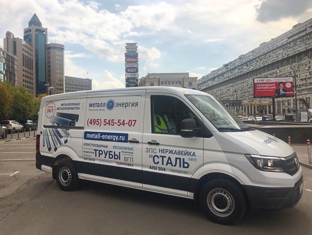 Пополнение автопарка компании цельнометаллическим фургоном-VW Crafter