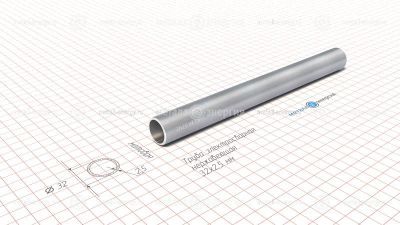 Труба электросварная нержавеющая 32х2,5 изображение и чертёж